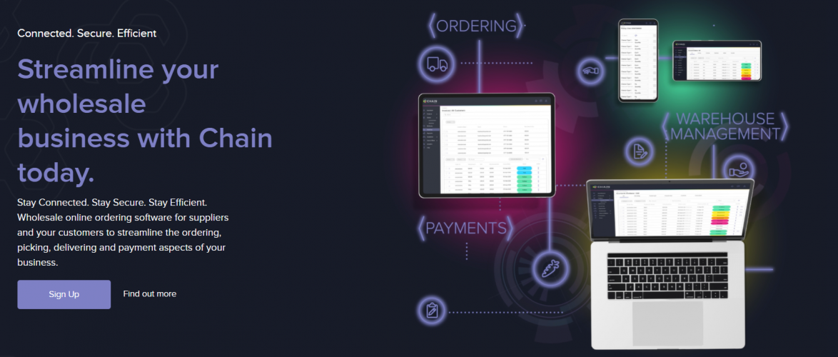 Connect with Chain — Restaurant–Supplier Platform