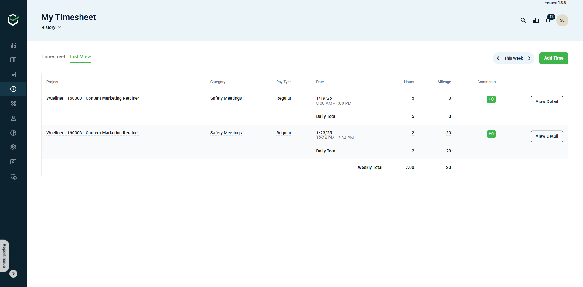 ReadyBuild — Construction Project Management screen 6