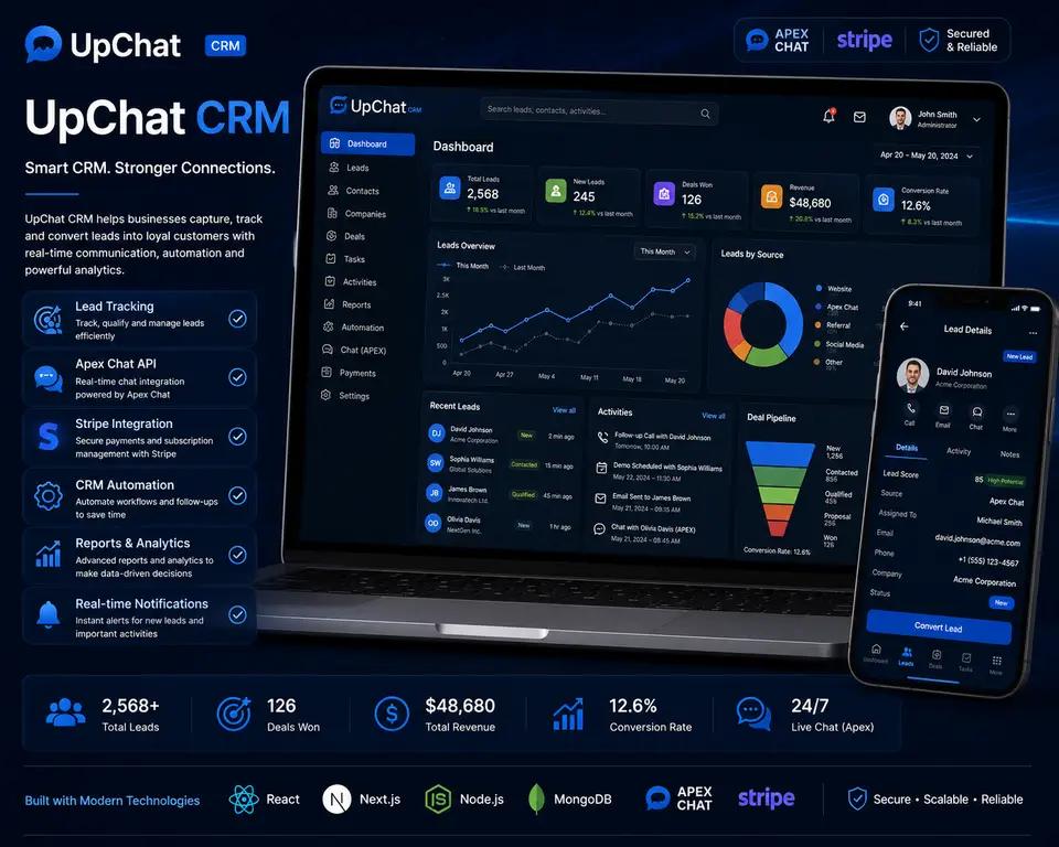 UpChat — Lead Management CRM